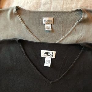 Chicos cotton sweaters